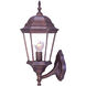 Richmond 1 Light 22 inch Burled Walnut Exterior Wall Mount