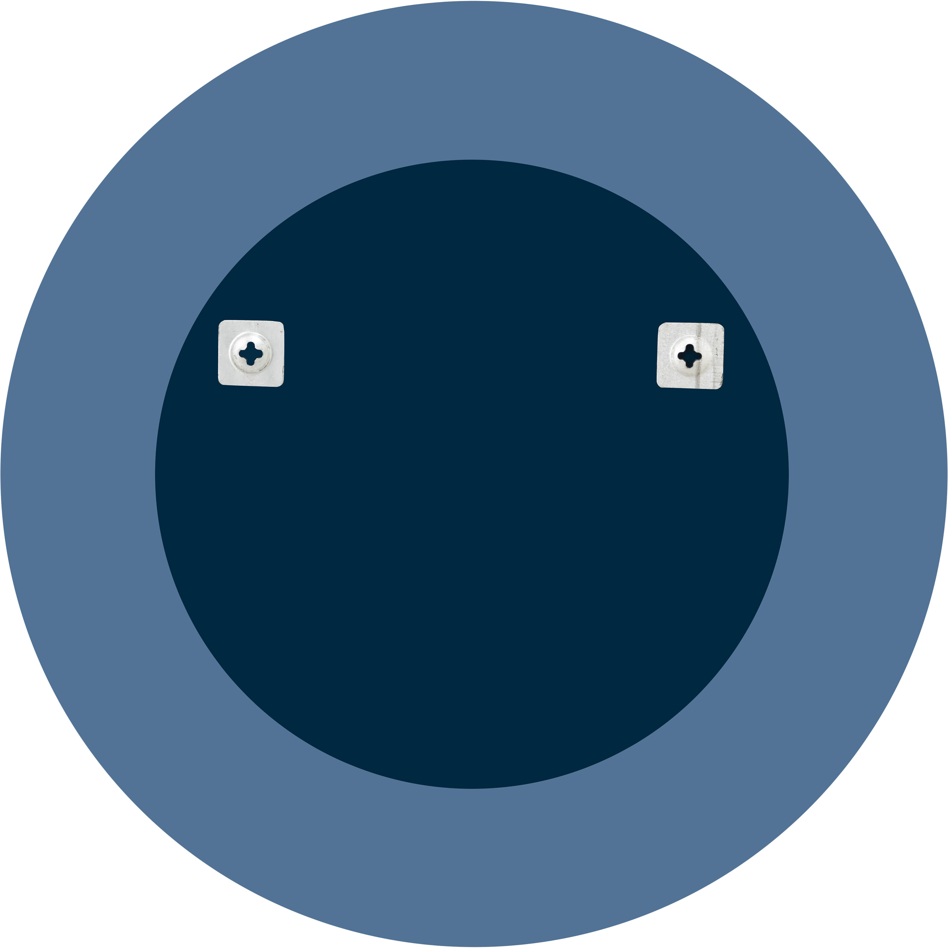 Lapis 34.5 X 34.5 inch Blue with Mirror Wall Mirror