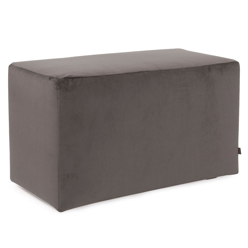 Bella 20 inch Pewter Gray Ottoman