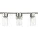 Carson 3 Light 23 inch Brushed Nickel Vanity Sconce Wall Light