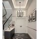 Dahlia LED 28 inch Plaster Black Chandelier Ceiling Light