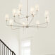 Pallas 12 Light 42.75 inch Polished Nickel Chandelier Ceiling Light