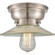 Aditi Halophane LED 9 inch Oil Rubbed Bronze Flush Mount Ceiling Light in Clear Halophane Glass, Aditi