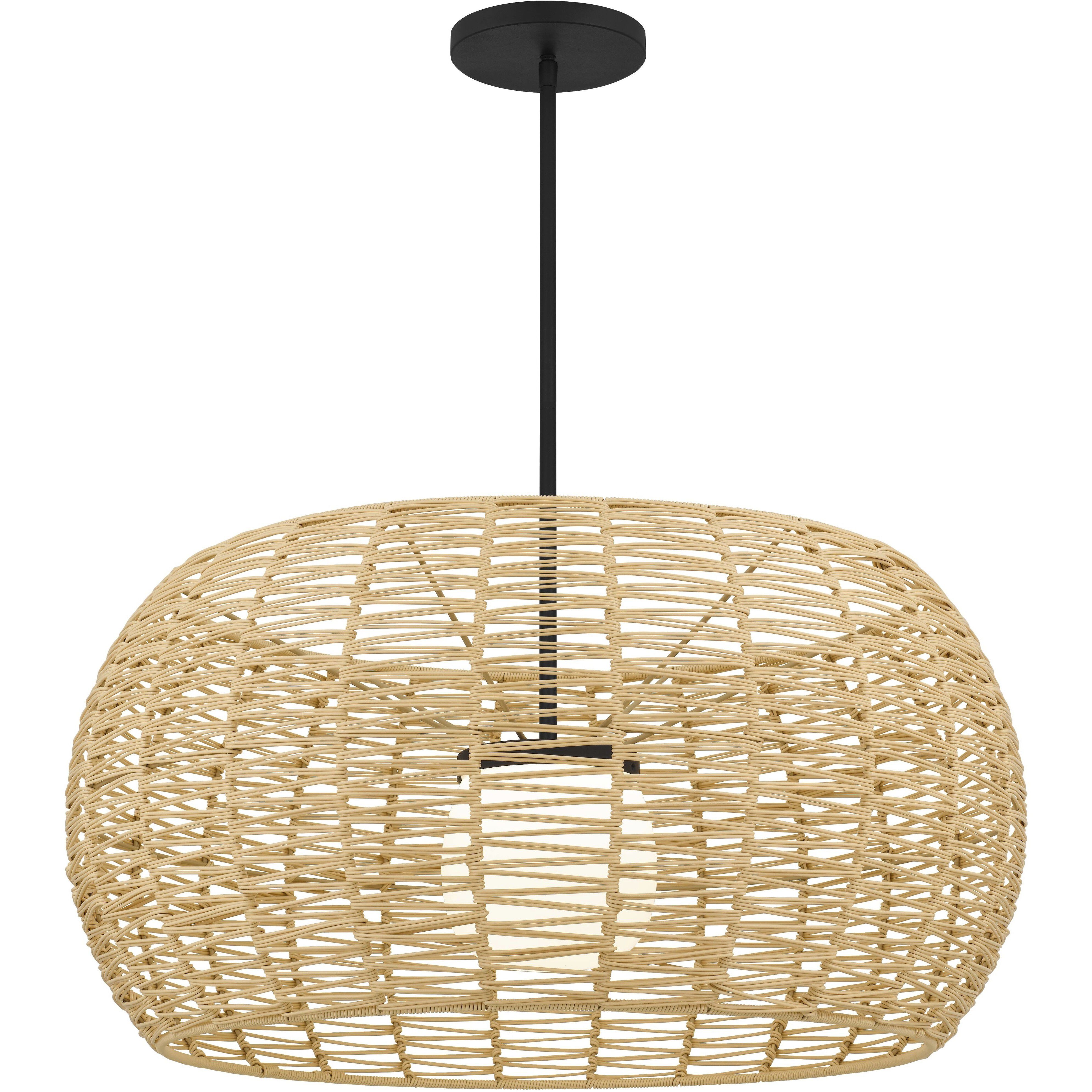 Aruba LED 32 inch Sand Black Outdoor Pendant