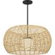 Aruba LED 32 inch Sand Black Outdoor Pendant