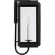 Edgar 1 Light 18.63 inch Textured Black Outdoor Wall Lantern
