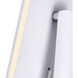 Private I LED 6 inch Matte White Wall Sconce Wall Light