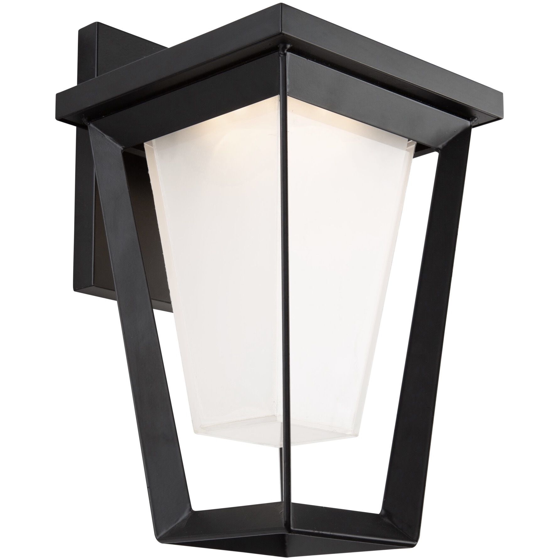 Waterbury LED 11 inch Black Outdoor Wall Light, Coach Light