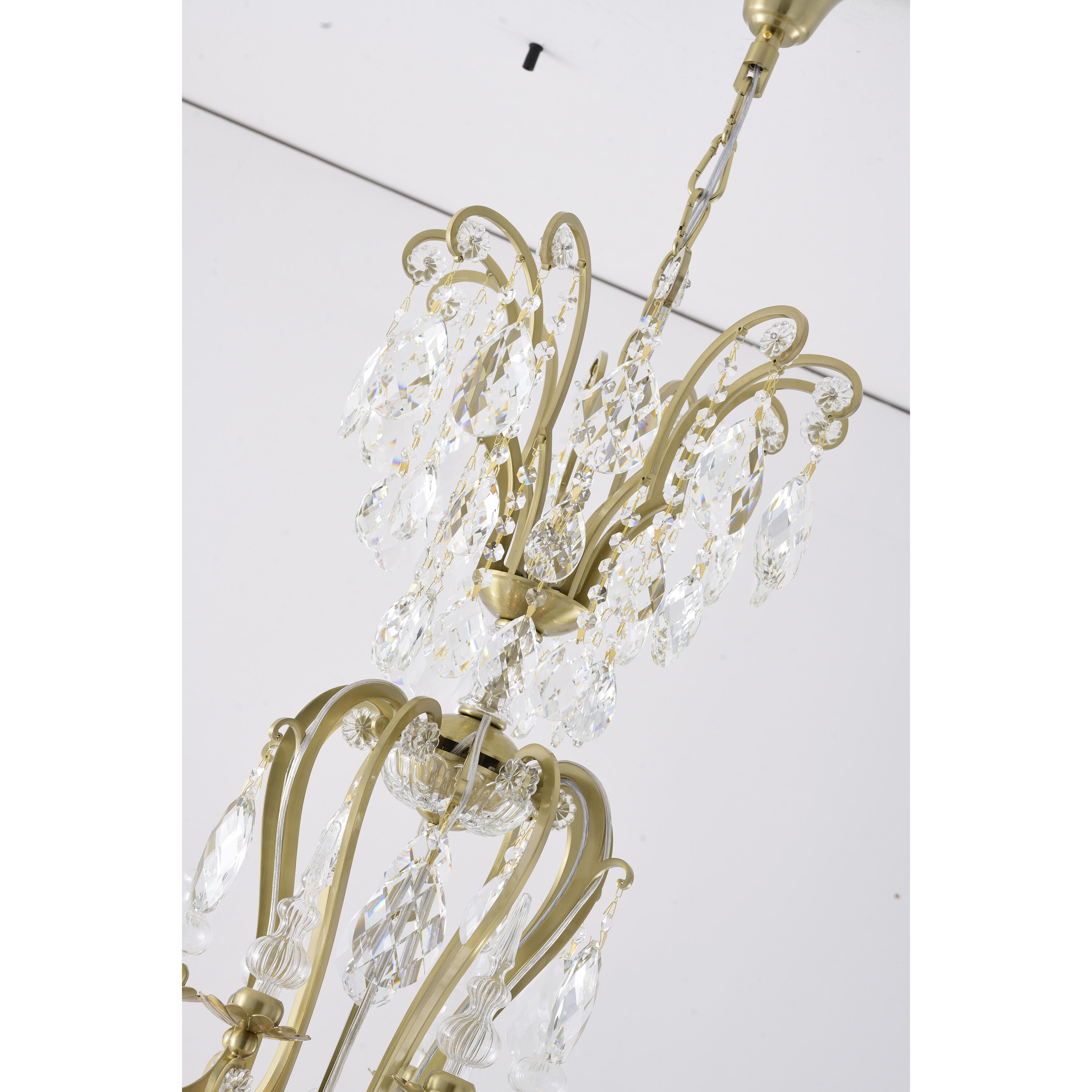 Canada 13 Light 36.5 inch Antique Brass Chandelier Ceiling Light