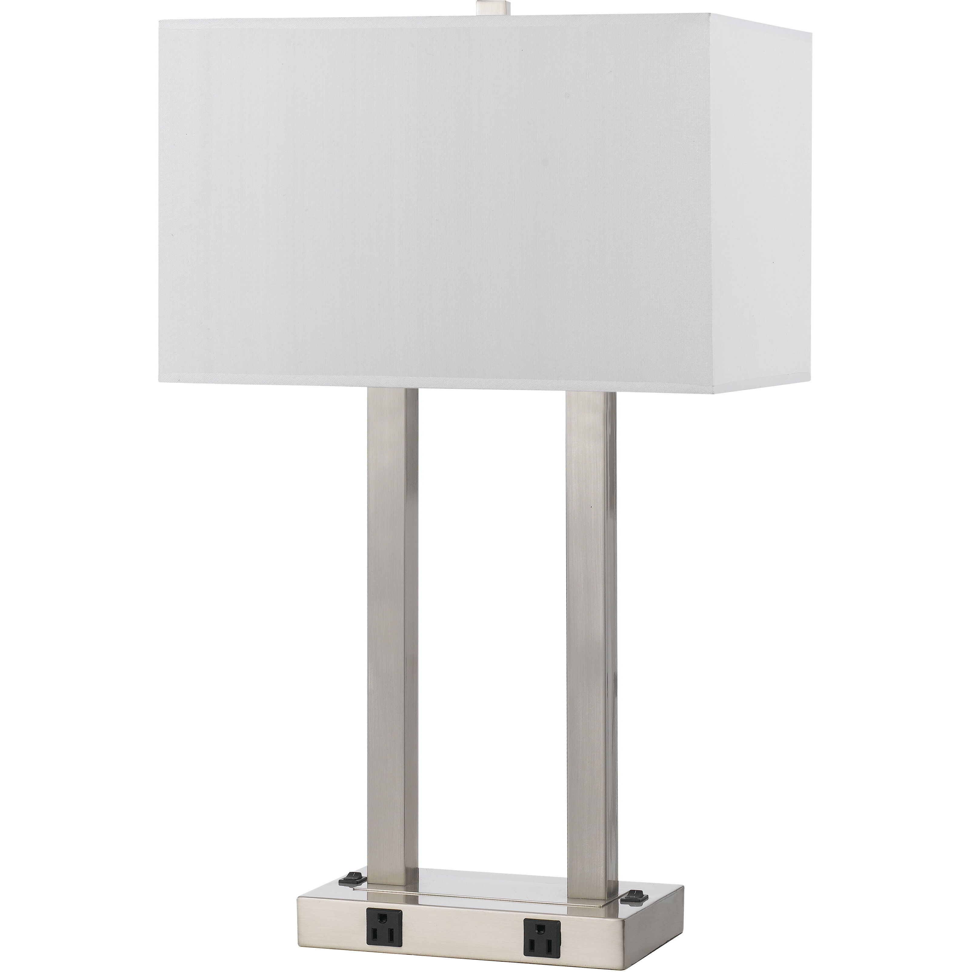 Signature 27 inch 60 watt Brushed Steel Desk Lamp Portable Light