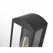 Miles 1 Light 12 inch Black Outdoor Wall Sconce