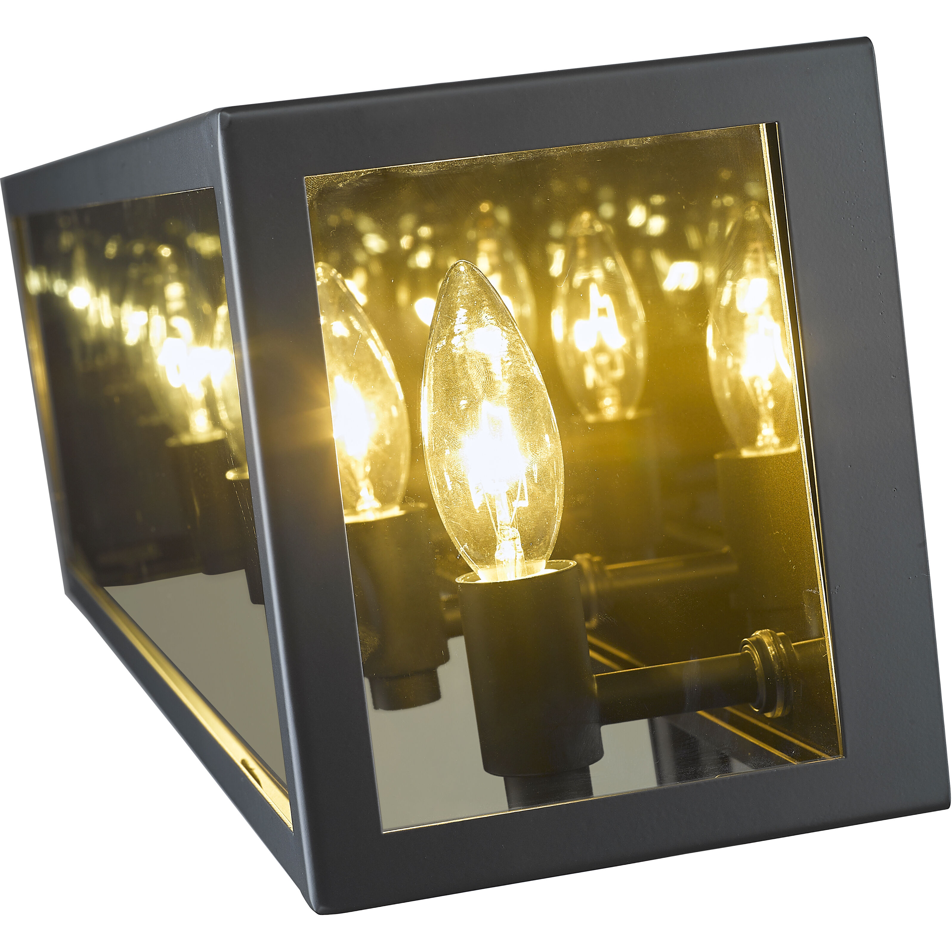 Infinity 4 Light 24 inch Misty Charcoal Vanity Wall Light