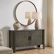 Drury Dark Gray Ceruse and Gunmetal Gray 2 Door Cabinet