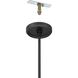 Agate 3 Light 15 inch Matte Black Pendant Ceiling Light