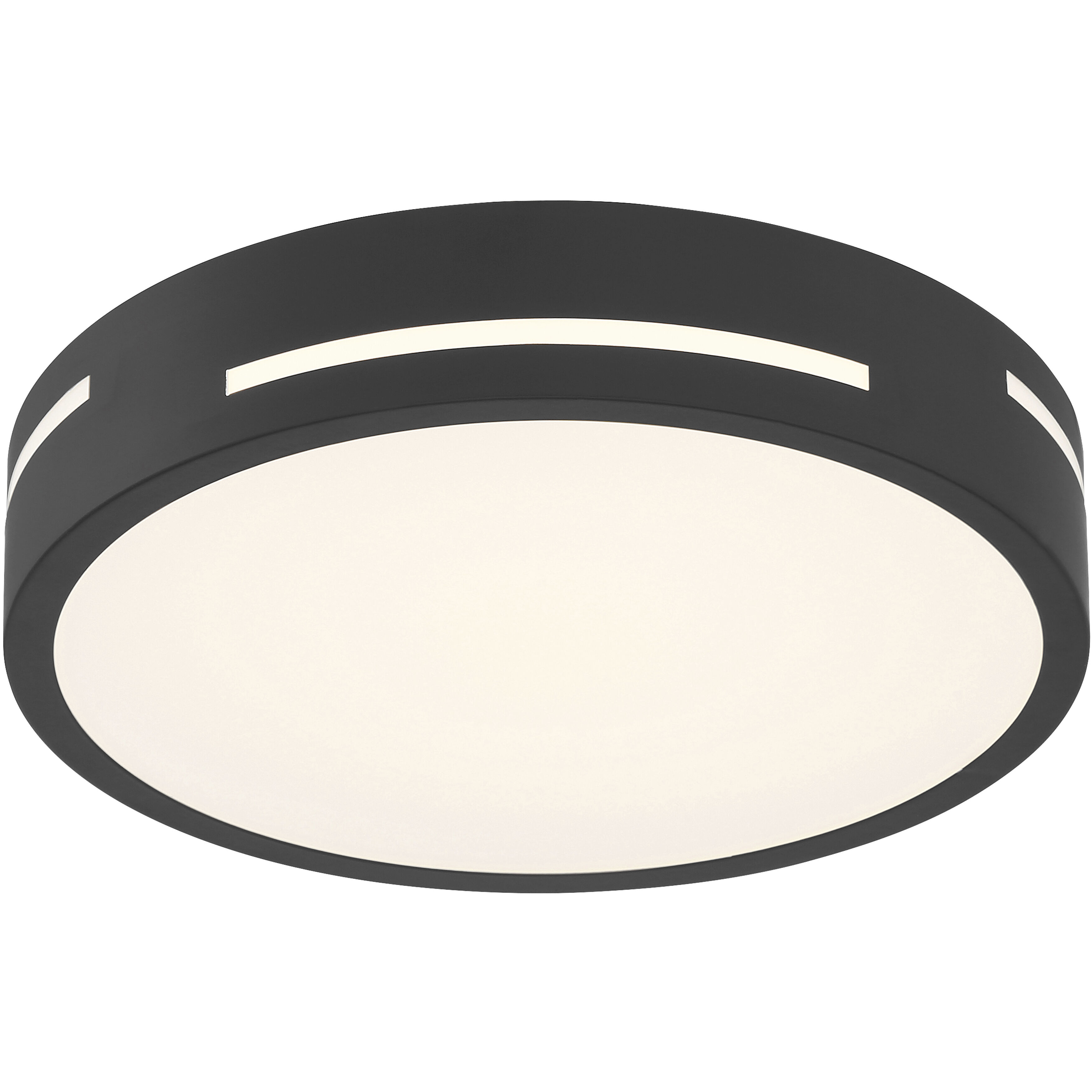 Harmony LED 15 inch Matte Black Flush Mount Ceiling Light