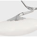 Champalimaud Brindille LED 38.75 inch Polished Nickel Entry Chandelier Ceiling Light, XL