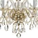 Traditional Crystal 5 Light 22 inch Polished Brass Chandelier Ceiling Light in Clear Swarovski Strass
