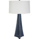Teramo 32 inch 150 watt Blue Ombre and Brushed Nickel Table Lamp Portable Light