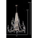 Barcelona 12 Light 44 inch Transcend Silver Chandelier Ceiling Light, 3-Tier, Optic Crystal