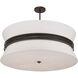 Dalvor 6 Light 36 inch Dark Bronze Pendant Ceiling Light