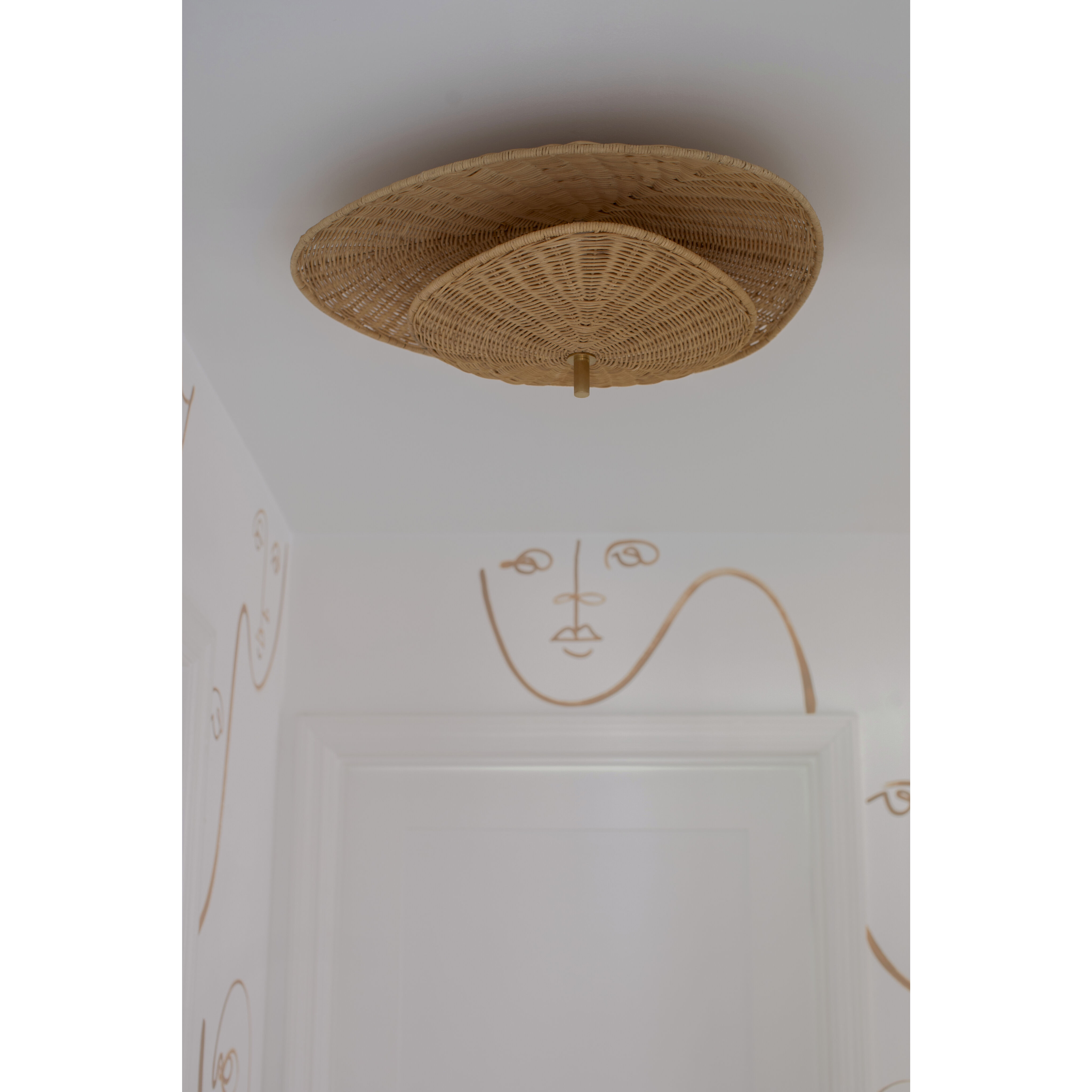 Marigold 3 Light 23.75 inch Aged Brass Semi Flush Ceiling Light