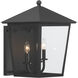 Noble Hill 3 Light 18 inch Sand Coal Outdoor Wall Mount, The Great Outdoors