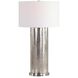 Galapagos 22 inch Nickel Table Lamp Portable Light