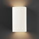 Ambiance Rectangle LED 5.25 inch Gloss White Wall Sconce Wall Light, Small