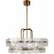 Cascade 4 Light 35 inch Clear Chandelier Ceiling Light