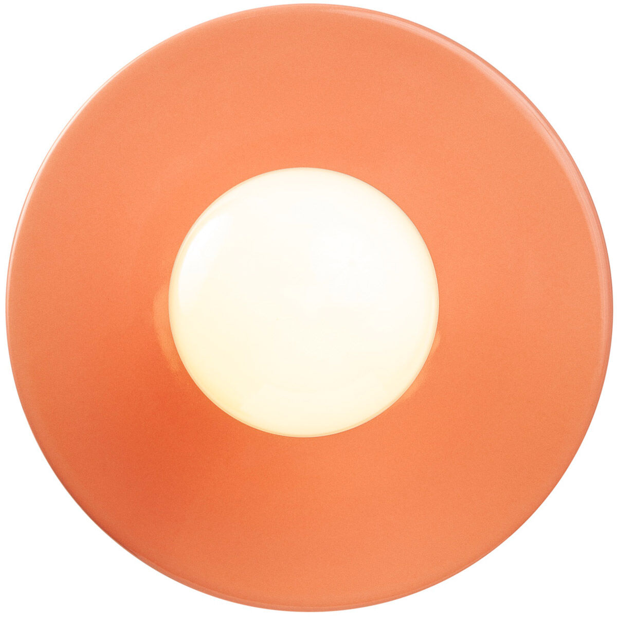 Radiance Collection 1 Light 8 inch Gloss Blush Pendant Ceiling Light