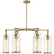 Yasmin 6 Light 20 inch Aged Gold Outdoor Chandelier