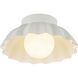 Alora Mood Soleil LED 10 inch Antique White Wall/Vanity Light Wall Light