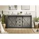 Austin 60 X 34 inch Rustic Grey Bathroom Vanity Cabinet