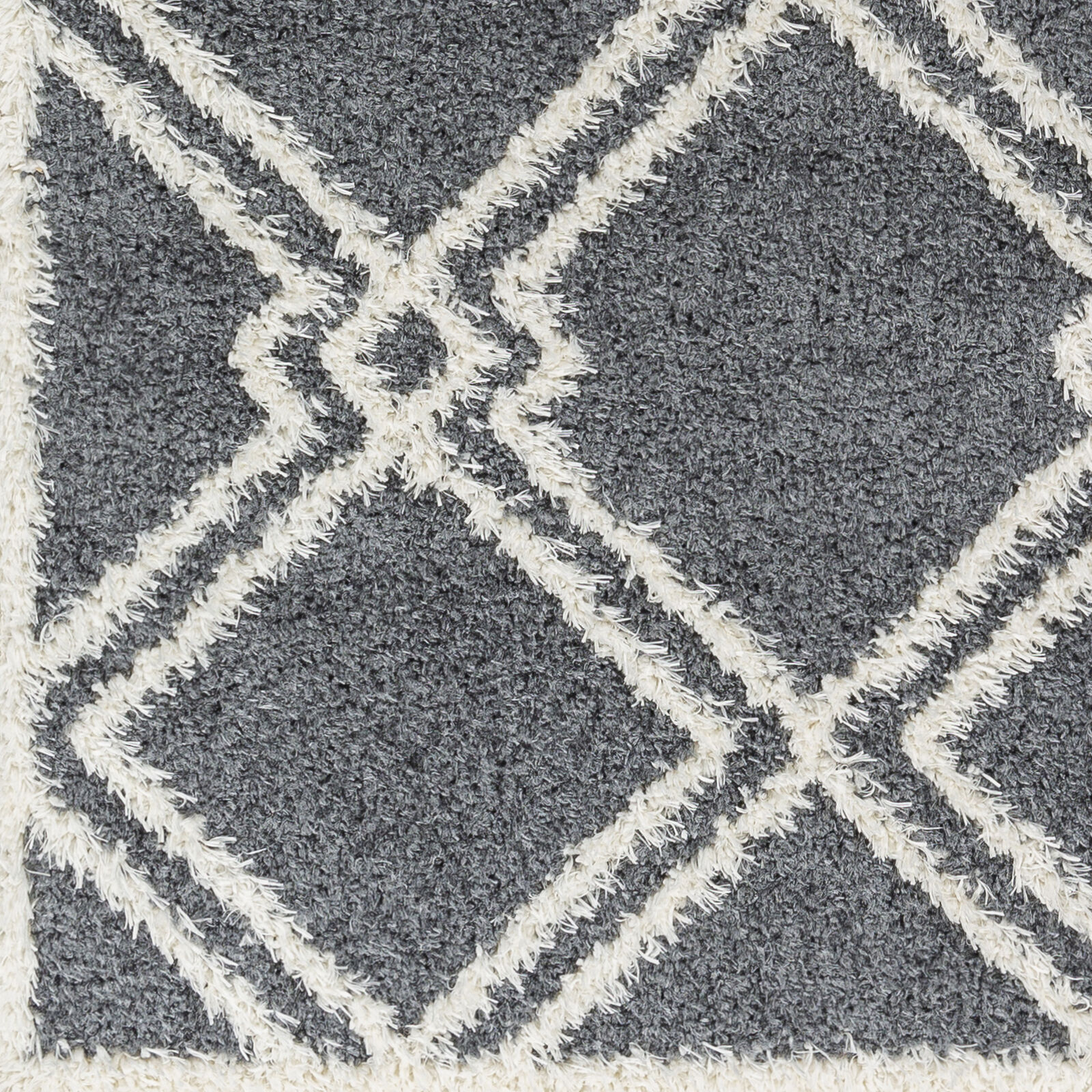 Rodos 84 X 63 inch Medium Grey Rug, Rectangle