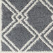 Rodos 84 X 63 inch Medium Grey Rug, Rectangle
