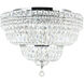 Stefania 16 Light 30 inch Chrome Bowl Flush Mount Ceiling Light