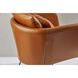 Stanley Camel Brown Distressed PU Leather Chair