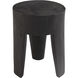 Katmai 18 X 14 inch Burned Black Side Table