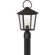 Parkside 1 Light 17.25 inch Sand Coal Outdoor Post Mount