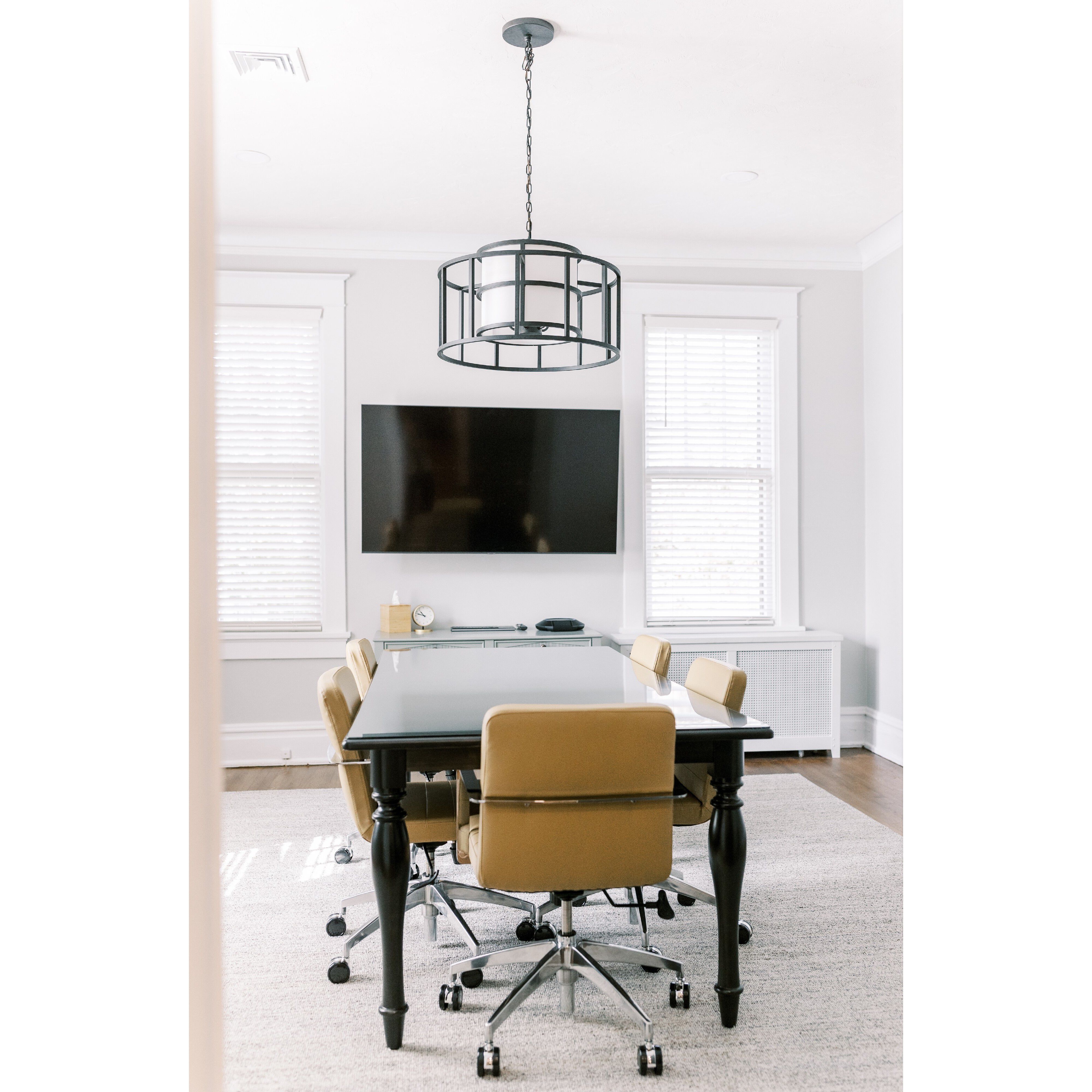 Hulton 5 Light 25 inch Matte Black Chandelier Ceiling Light, Brian Patrick Flynn