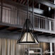 Rafner 1 Light 10.25 inch Natural Black Iron Pendant Ceiling Light