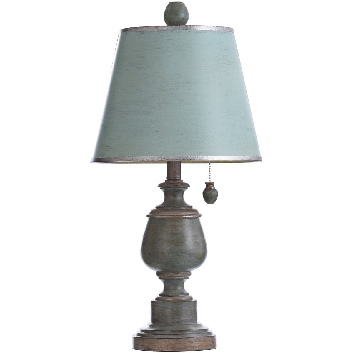 Signature 25 inch 60 watt Blue Table Lamp Portable Light