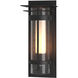 Torch 1 Light 16.2 inch Coastal Black Outdoor Sconce