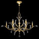 Beveled Arcs 8 Light 57 inch Gold Chandelier Ceiling Light