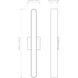 Atticus LED 23.62 inch Matte Brushed Brass Bathroom Wall Light