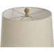 Isaac 32 inch 100.00 watt Light Beige and White Table Lamp Portable Light