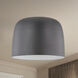 Cayne LED 12.13 inch Black/White Flush Mount Ceiling Light