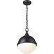 Peyton 2 Light 11.25 inch Matte Black Pendant Ceiling Light