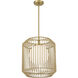 Pastis 1 Light 16 inch Warm Brass Pendant Ceiling Light