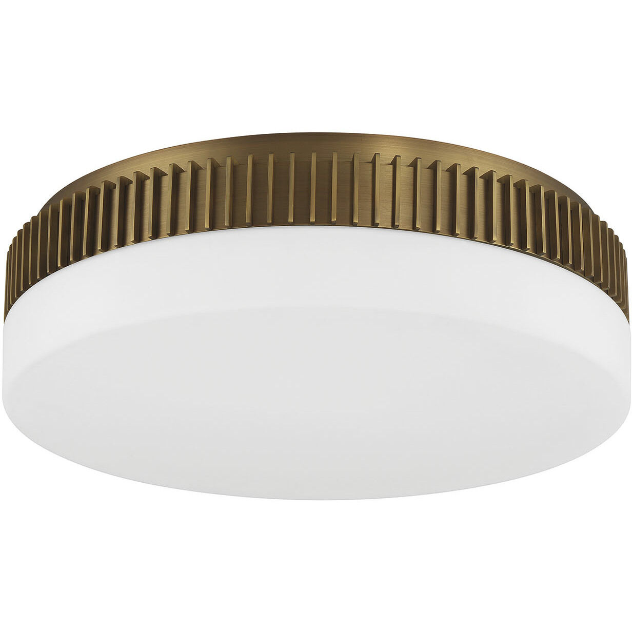 Purgos LED 17.75 inch Matte Black Flush Mount Ceiling Light